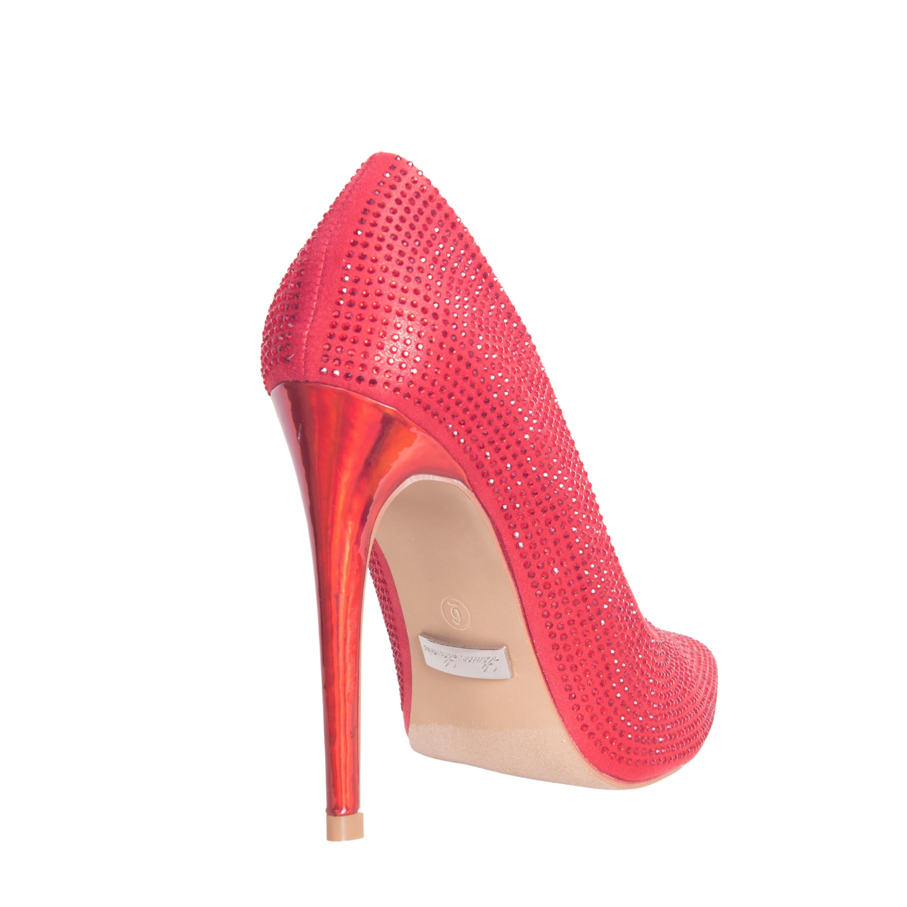 DORI PUMPS WITH SPARKLING RHINESTONES DETAILING