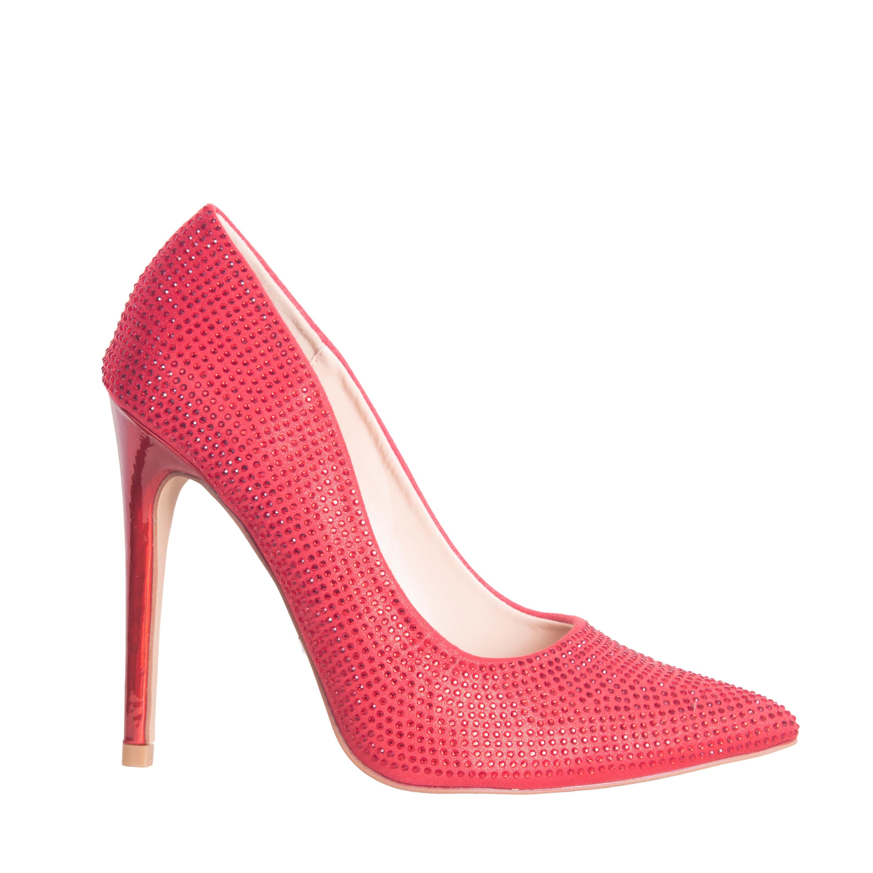 DORI PUMPS WITH SPARKLING RHINESTONES DETAILING