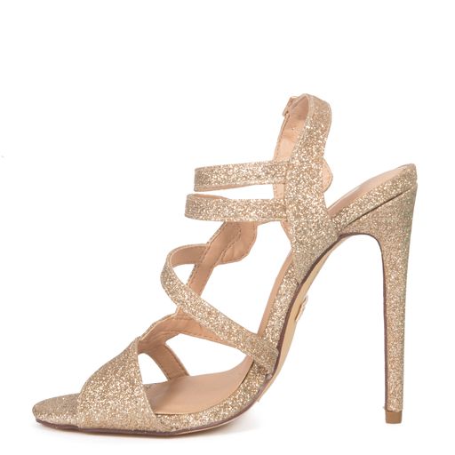 GIDGET HIGH HEEL PUMP WITH SPARKLY CRYSTAL EMBELLISHMENT